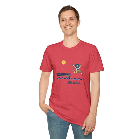 Grateful Dead - Life is dead. Jerry's Playin' At the Lake T-Shirt - StealieShop